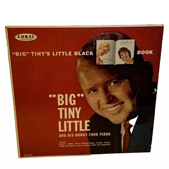 "Big" Tiny's Little Black Book (Vinyl, 1960) Coral CRL 57356 Good LP Record - Picture 1 of 9